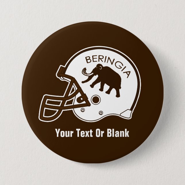 University of Beringia Football Button (Front)