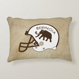 University of Beringia Football Decorative Pillow