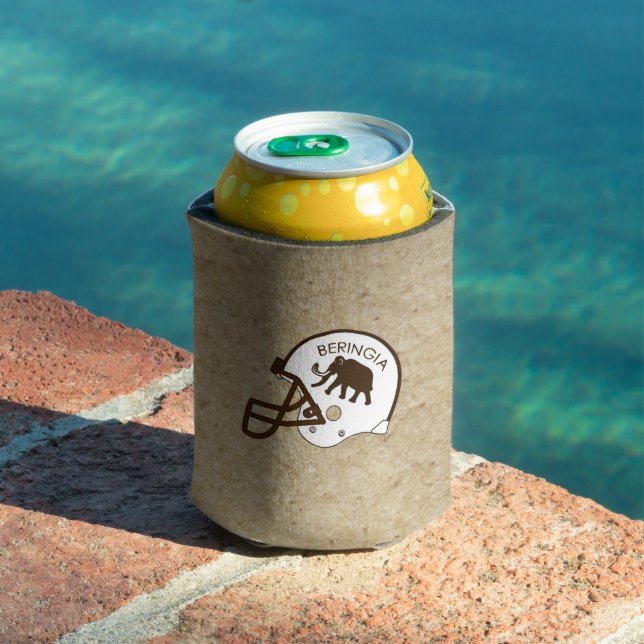 University of Beringia Football Helmet Can Cooler (In Situ Pool)