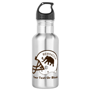 University of Beringia Football Helmet Water Bottle