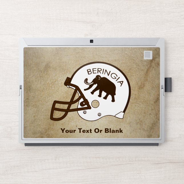 University of Beringia Football HP Laptop Skin (Front)
