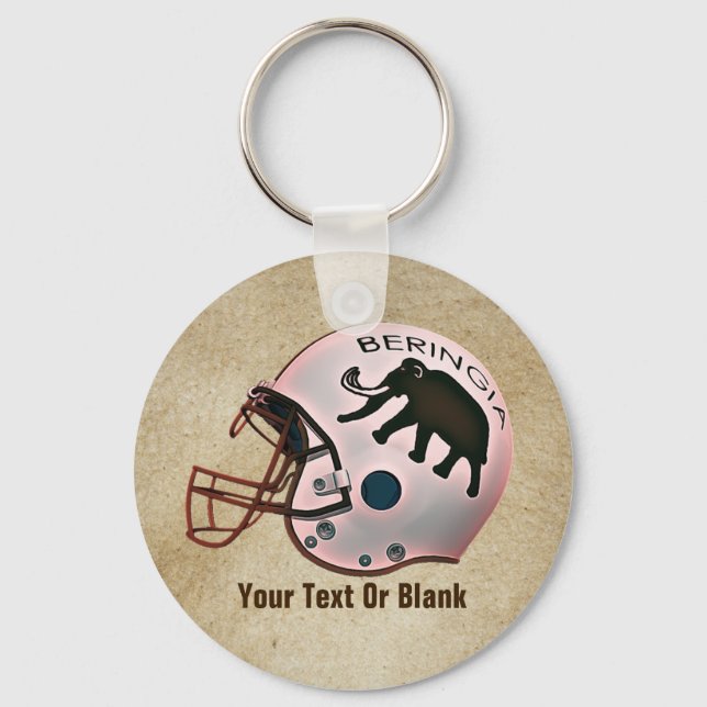 University of Beringia Football Keychain (Front)