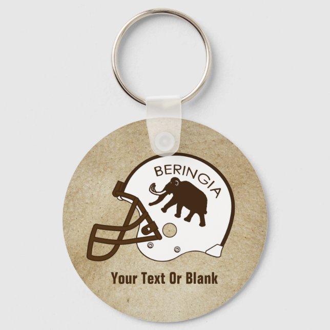 University of Beringia Football Keychain (Front)