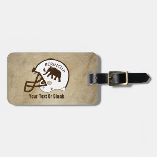 University of Beringia Football Luggage Tag