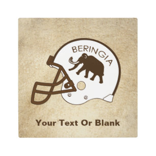 University of Beringia Football Metal Print