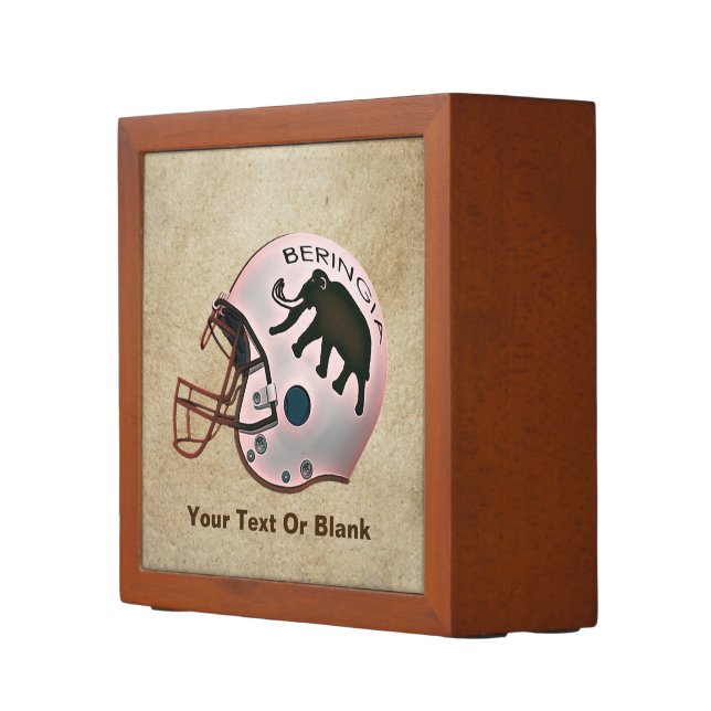 University of Beringia Football Pencil Holder (Right)