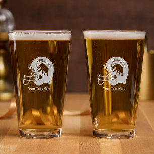 University of Beringia Football Pint Glass