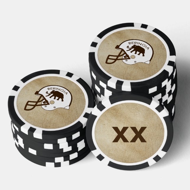 University of Beringia Football Poker Chips (Stack)