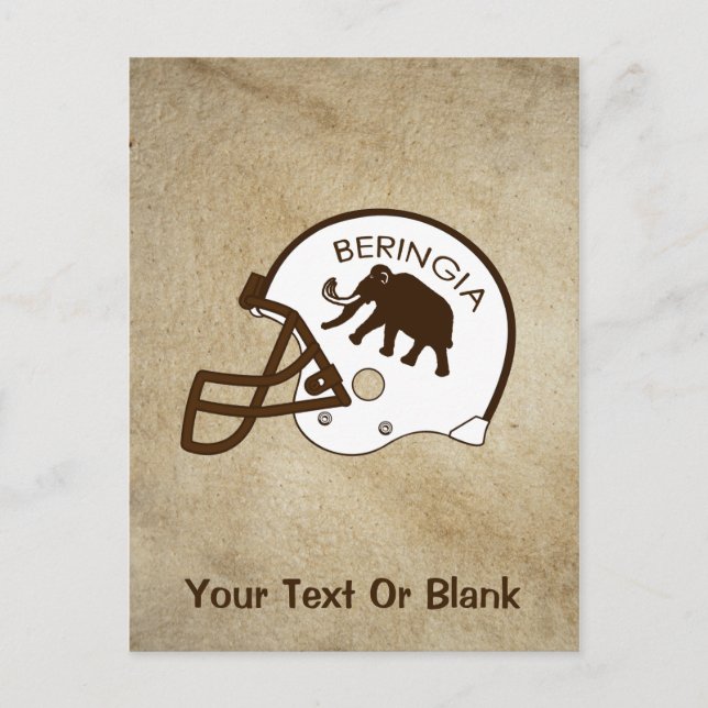 University of Beringia Football Postcard (Front)