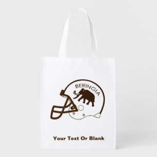 University of Beringia Football Reusable Grocery Bag