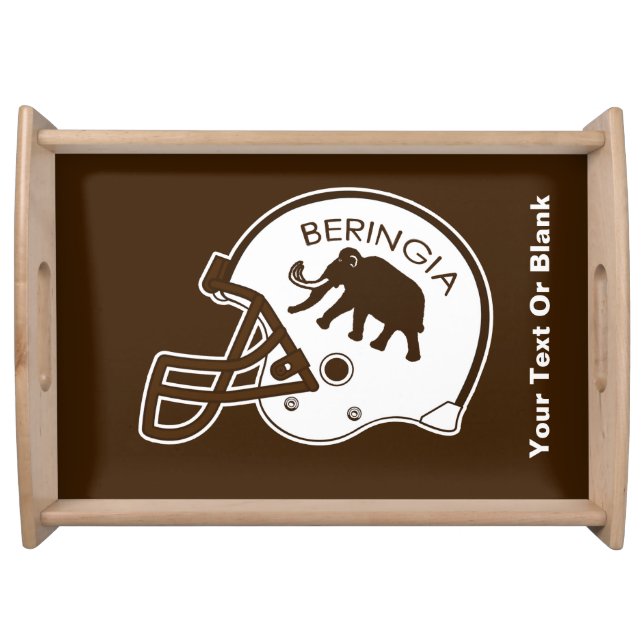 University of Beringia Football Serving Tray (Front)