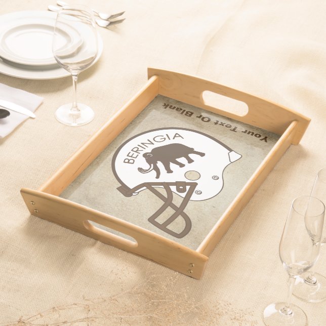 University of Beringia Football Serving Tray (Front)