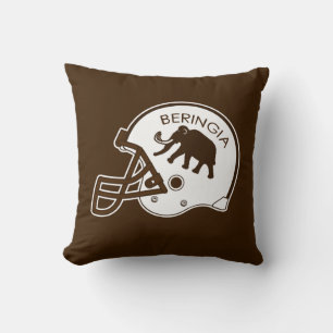 University of Beringia Football Throw Pillow
