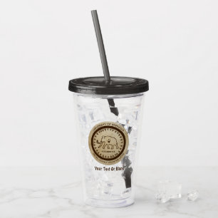 University of Beringia Mammoth Acrylic Tumbler