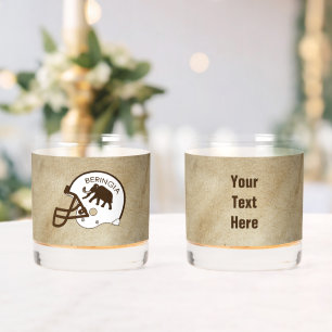 University of Beringia Mammoth Helmet Whiskey Glass