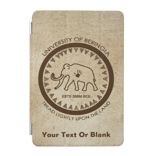 University of Beringia Mammoth iPad Mini Cover (Front)