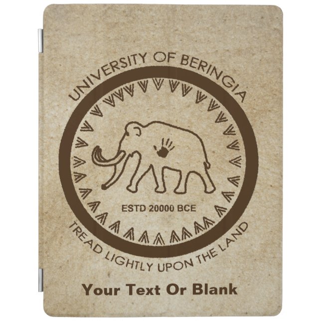 University of Beringia Mammoth iPad Smart Cover (Front)