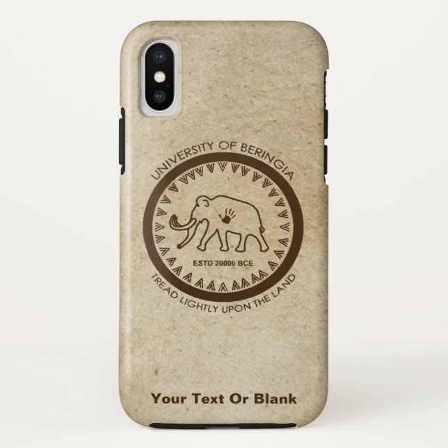 University of Beringia Mammoth Seal Case-Mate iPhone Case (Back)