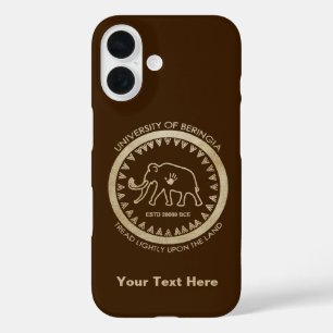 University of Beringia Mammoth Seal iPhone 16 Case