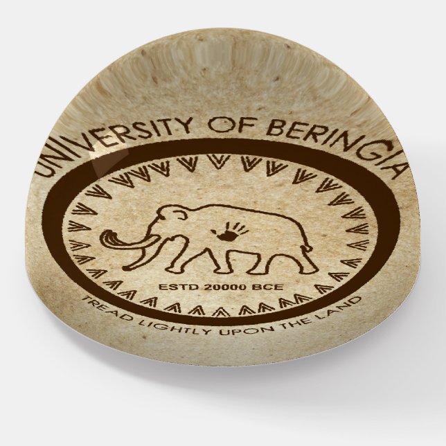 University of Beringia Mammoth Seal Paperweight (Angled)