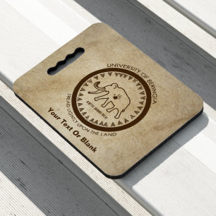 University of Beringia Mammoth Seal Seat Cushion