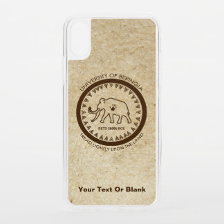 University of Beringia Mammoth Seal iPhone XS Case