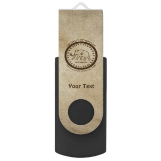 University of Beringia Woolly Mammoth Seal Flash Drive