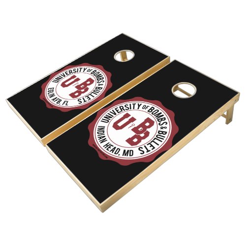 University of Bombs  Bullets Eglin vs Indian Head Cornhole Set