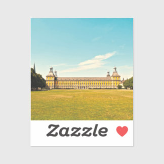University of Bonn Germany Retro Film Art Sticker