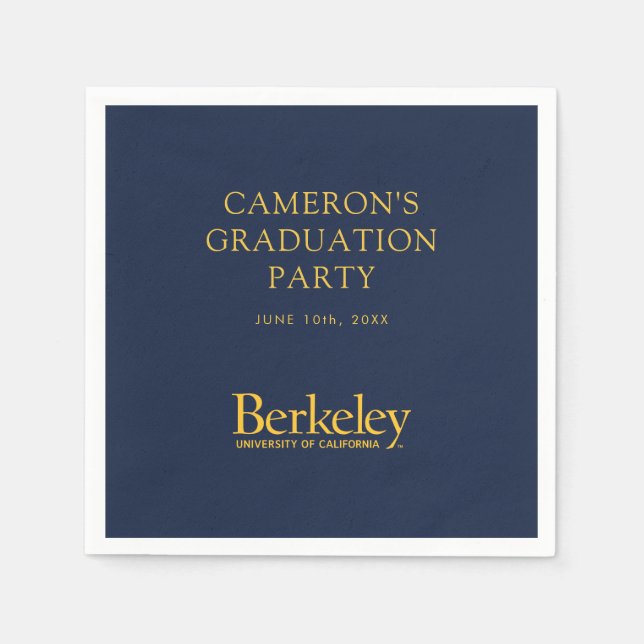 University of California, Berkeley Graduation Napkins (Front)