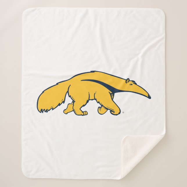 University of California, Irvine Anteater Sherpa Blanket (Front)