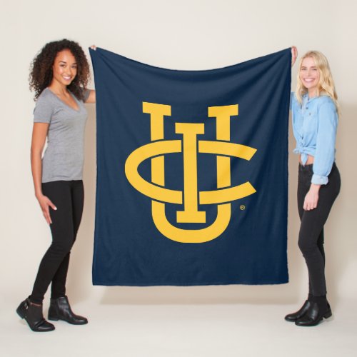 University of California Irvine Logo Fleece Blanket