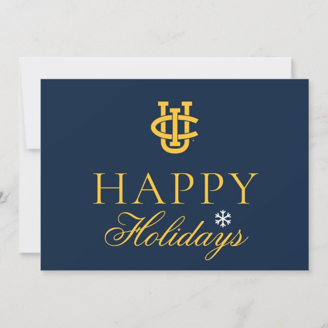 University of California, Irvine Logo Holiday Card (Front)