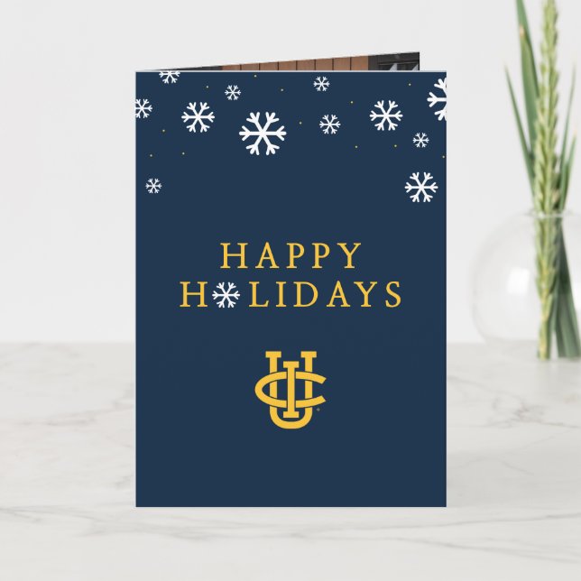 University of California, Irvine Logo Holiday Card (Front)