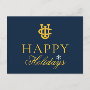 University of California, Irvine Logo Holiday Postcard