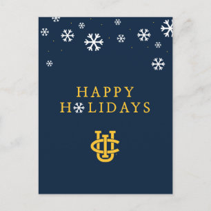 University of California, Irvine Logo Holiday Postcard