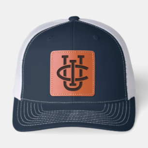 University of California, Irvine Logo Leather Patch Hat