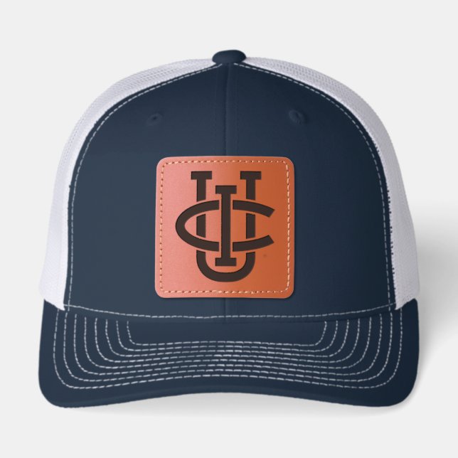University of California, Irvine Logo Leather Patch Hat (Front)
