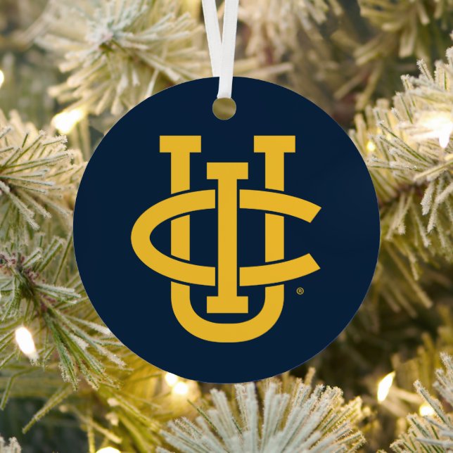 University of California, Irvine Logo Metal Ornament (Insitu)