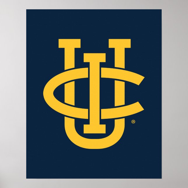 University of California, Irvine Logo Poster (Front)
