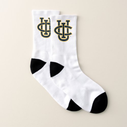 University of California Irvine Logo Socks