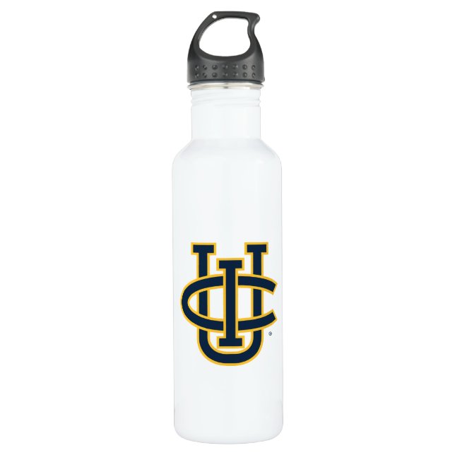 University of California, Irvine Logo Stainless Steel Water Bottle (Front)
