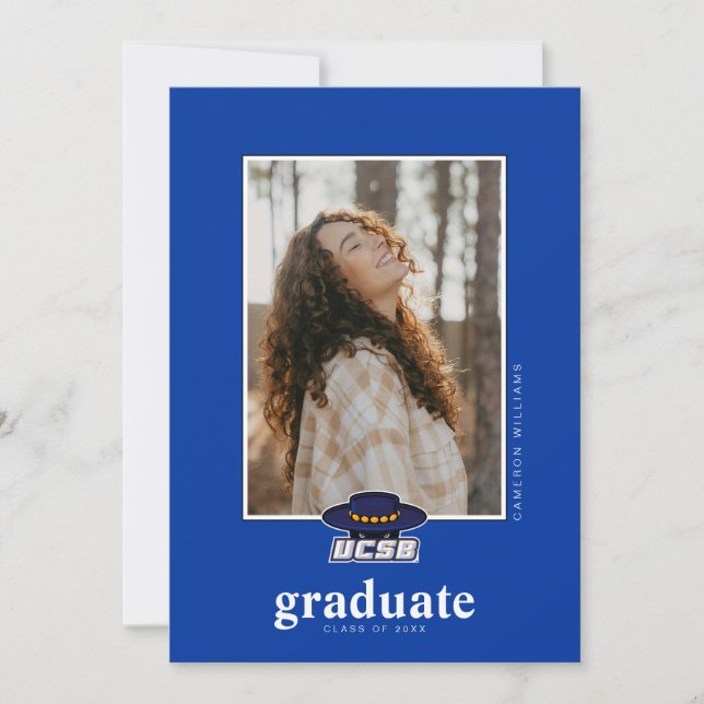 University of California Santa Barbara Graduation Announcement (Front)
