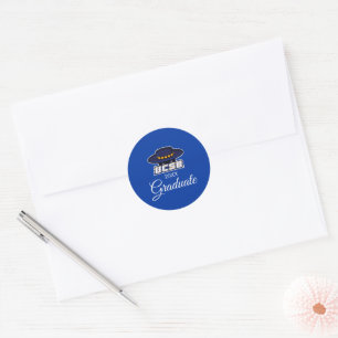 University of California Santa Barbara Graduation Classic Round Sticker