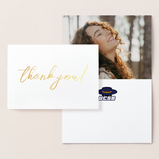 University of California Santa Barbara Graduation Foil Card (Display)