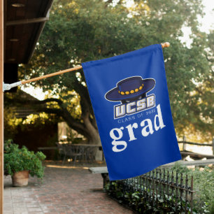 University of California Santa Barbara Graduation House Flag