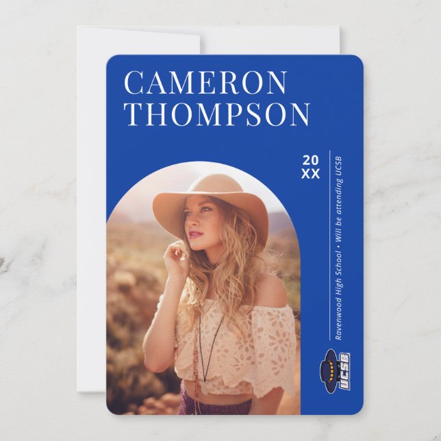 University of California Santa Barbara Graduation Invitation (Front)