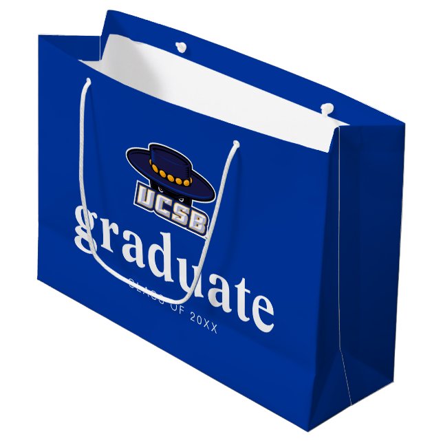 University of California Santa Barbara Graduation Large Gift Bag (Front Angled)