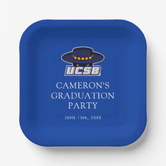University of California Santa Barbara Graduation Paper Plates