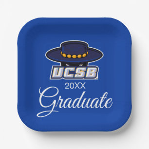 University of California Santa Barbara Graduation Paper Plates